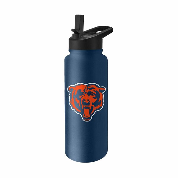 Logo Brands Chicago Bears Logo 34oz Quencher Water Bottle 606-S34QB-8